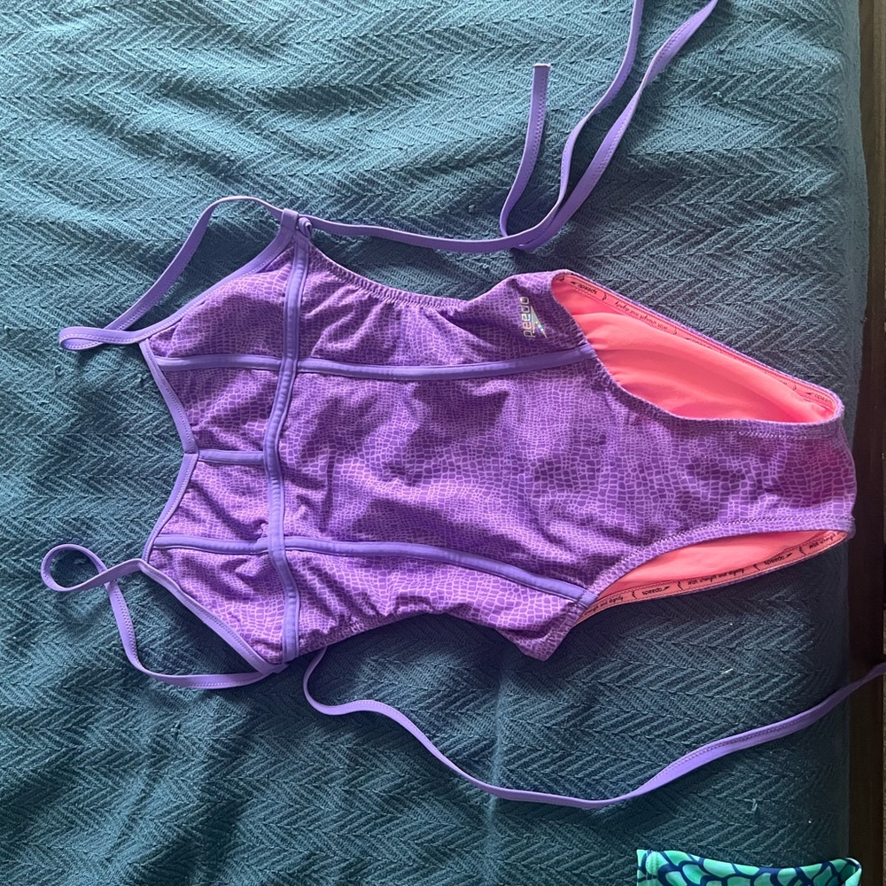 Limited edition Missy Franklin Tie Back Speedo Size 28